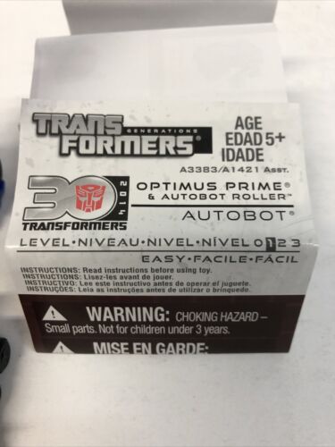 Transformers Generations T30 Legends Optimus Prime & Roller (2012) Complete Mint