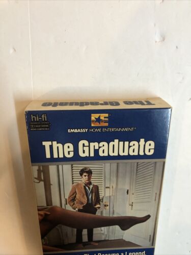 The Graduate (VHS 1987) Dustin Hoffman • Anne Bancroft • Katherine Ross | MCM