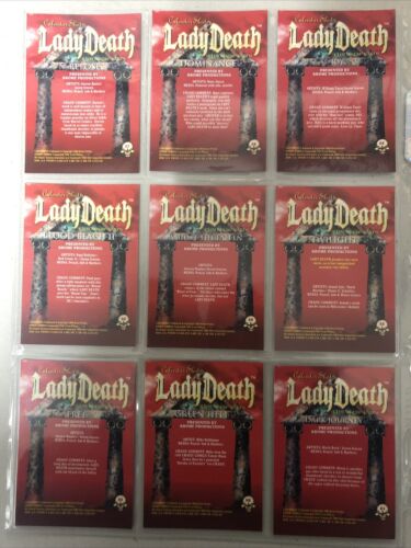 Lady Death Chromium Cards (1994) 1-90Complete Set + Romen Of Chaos 91-99