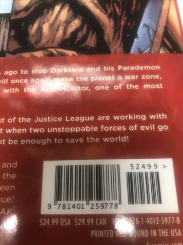 Justice League The Darkseid War (2015) HC • DC Universe • Comics • Geoff Johns