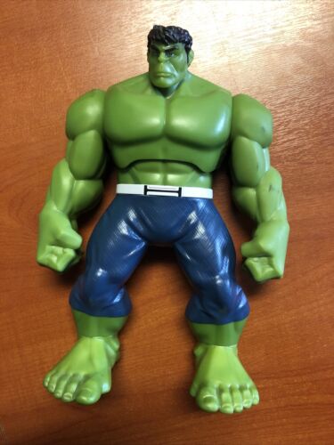 Shake 'N Smash Green Hulk Figure Marvel Hulk the Agents of S.M.A.S.H. Talking 9”