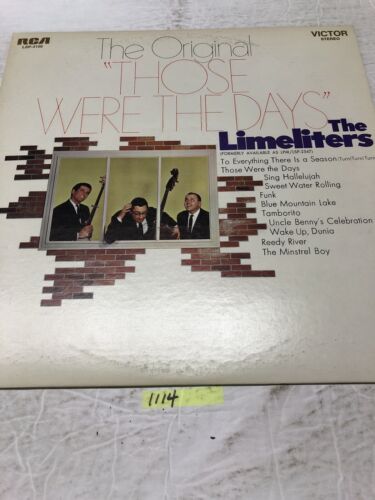 The Limeliters Those Were The Days  Vinyl  LP Album