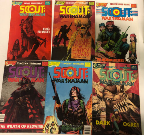 Scout War Shaman (1988)1-16 + Handbook missing 3 ~ Eclipse Comics|Timothy Truman