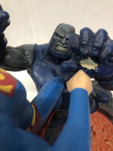 Superman Vs Darkseid • Manufactured In China • Dc • Superheroes • Broken A Bit