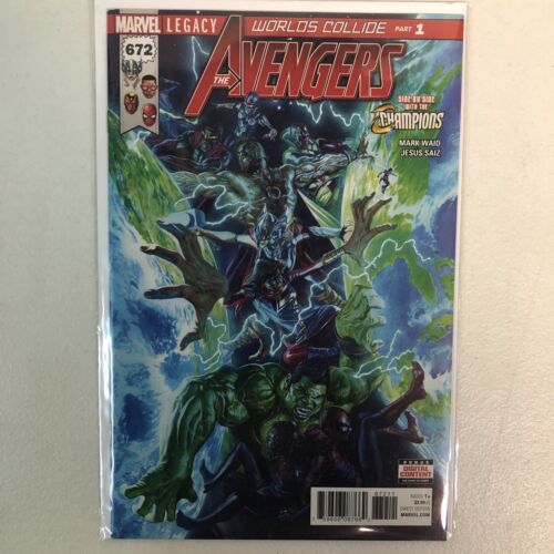 The Avengers (2017) Complete Set 672-690 (VF/NM) Marvel Legacy Comics