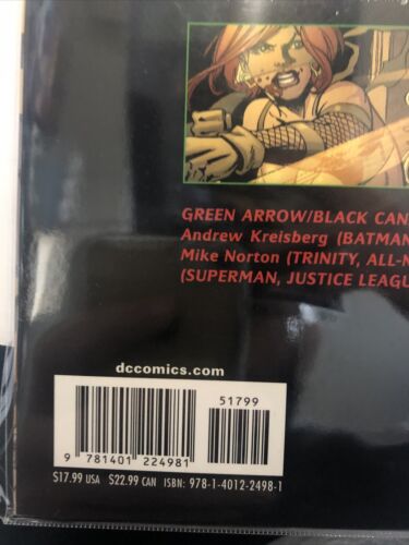 Green And Black Arrow Canary: Enemies List (2009) Dc Comics TPB SC Mike Norton