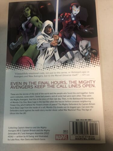 Captain America And The Mighty Avengers Open Last Days (2015) Marvel SC Al Ewing