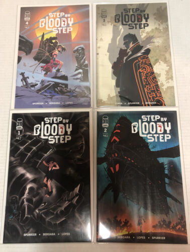 Step By Bloody Step (2022)#1-4+ Variants#1-4 VF/NM Complete Sets ~ Image | Lopes