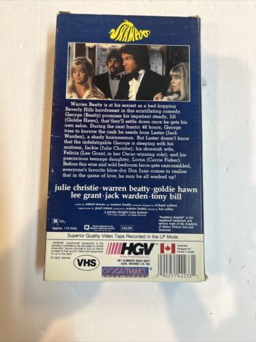 Shampoo (VHS) Warren Beaty Julie Christie Goldie Hawn  | HGV