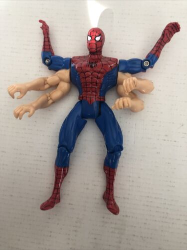 Marvel Spider-Man Animated Series Six Arm Arachnid Toy Biz Figure