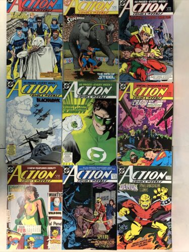 Action Comics Weekly (1987) # 584-650 Missing # 616 & 631 (F/VF) DC Comics