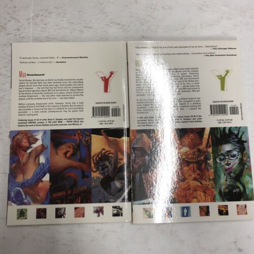 Y: The Last Man 1-10 By Brian K. Vaughan (2003) TPB Vertigo Comics