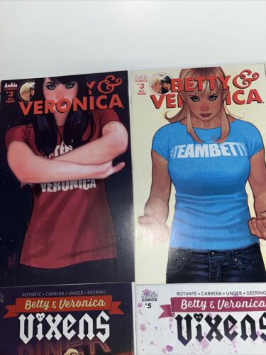 Betty & Veronica Vol  2 (2016) # 1-3 + Vixens (2018) # 1-5 (VF/NM) Set • Adam H