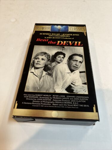 Beat the Devil (VHS 1992) Humphrey Bogard • Jennifer Jones • Gina Lollobrigida