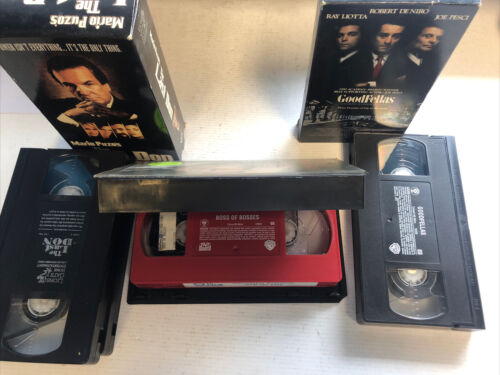 The Last Don,Goodfellas,Boss Of Bosses Mafia VHS Bundle