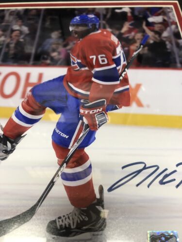 P.k. Subban • Signed Print • With A Frame •