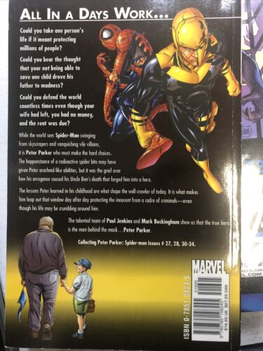 Peter Parker Spider-Man One Small Break (2001) Marvel SC TPB Paul Jenkins