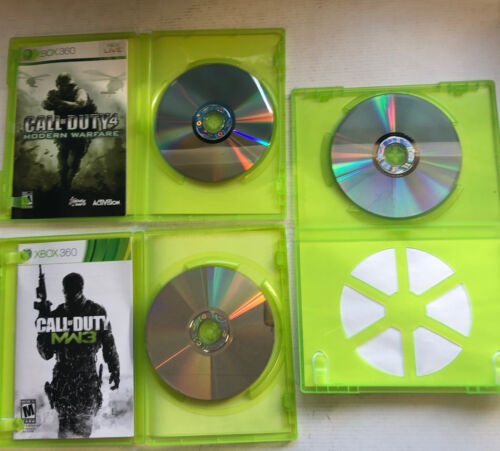 Call of Duty modern warfare 1 & 3,Advanced Warfare,Black ops 1-2 Xbox 360 Bundle