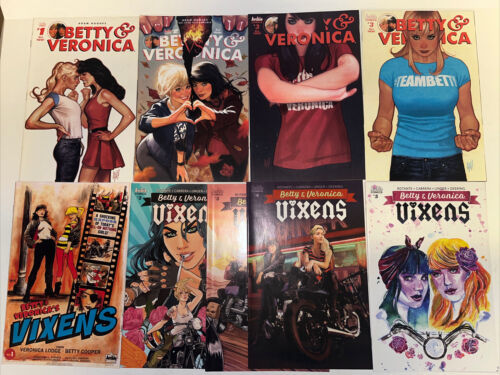 Betty & Veronica Vol  2 (2016) # 1-3 + Vixens (2018) # 1-5 (VF/NM) Set • Adam H