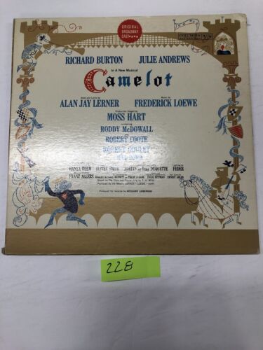 Camelot Original Broadway Cast Recording  Vinyl LP Album