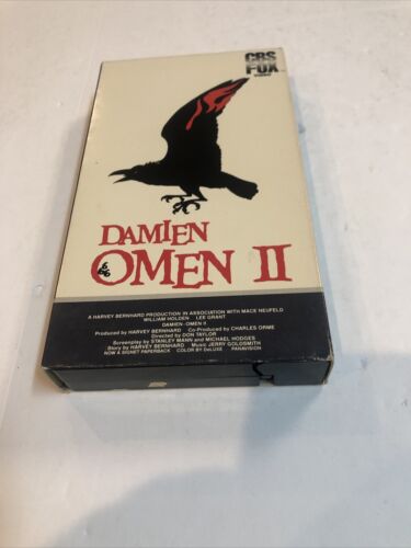 Damien Omen II (VHS) Mace Neufeld • William Holden •Lee Grant | CBS Fox