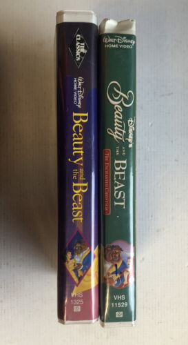 Beauty and the Beast Classic & Beauty & The Beast The Enchanted Christmas (VHS)