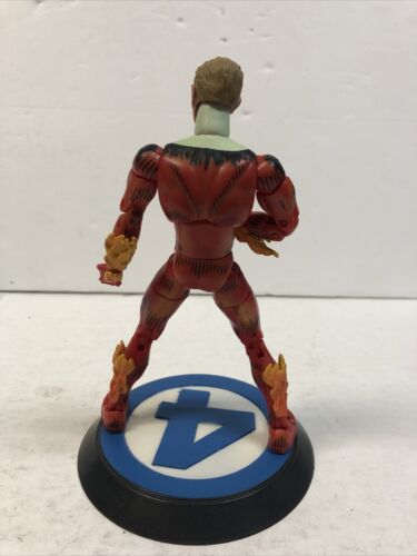 Marvel Legends Fantastic Four Box Human Torch Action Figure 2004 Mint