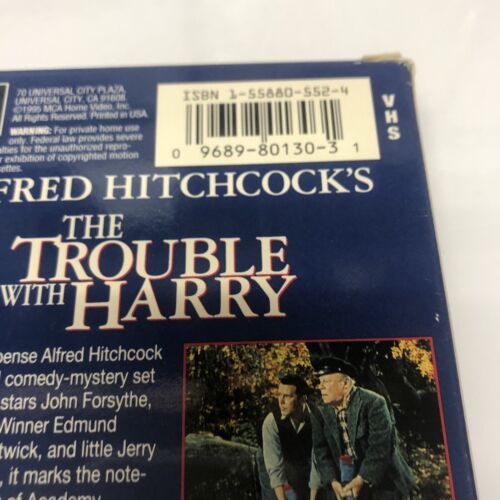 The Trouble with Harry (1995) VHS Alfred Hitchcock’s Collection • MCA Universal