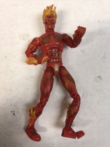 Toy Biz Marvel Legends Series 2 Human Torch 2002 Mint No Comic Book