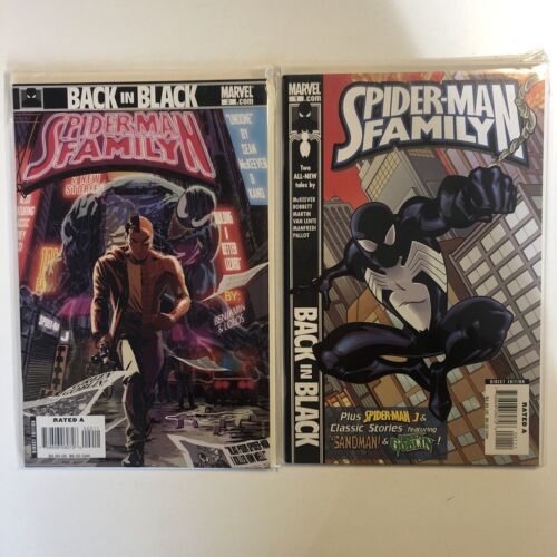 Back In Black(2007)FN 17-22|Sen #35-39|Am #539,540,542,543| S Fam #1,2| Hndbk #1