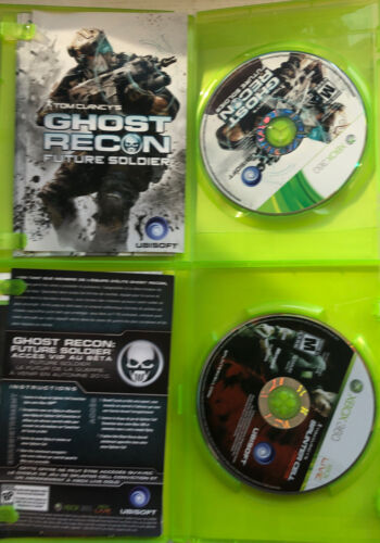 tom clancys Ghost Recon Future Soldier,Splinter cell conviction Xbox 360