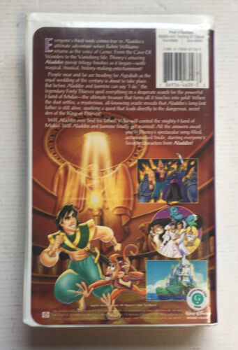 Aladdin and the King of Thieves (VHS, 1996)