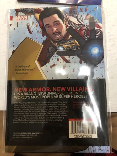 Invincible Iron Man Vol.1:Reboot (2016) Marvel TPB HC Brian Micheal Bendis