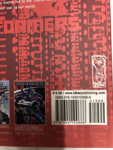 Transformers: Movie Prequel By Chris Ryall (2007) TPB IDW