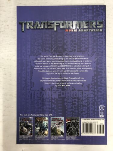 Transformers: Movie Adaptation By Roberto Orci (2007) TPB IDW