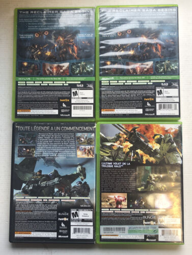 Xbox360 Halo 3,Halo Reach,halo4, Halo4 Not For Individual Sale bundle(1999-2012)