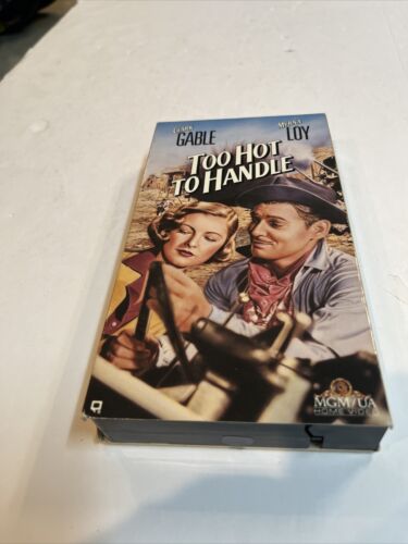 Too Hot to Handle (VHS, 1990) Clarke Gable • Myrna Loy | MGM/UA