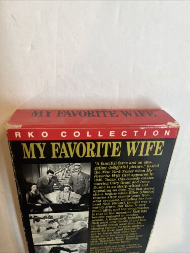 My Favorite Wife (VHS) Gary Grant • Irene Dunne | Turner Home