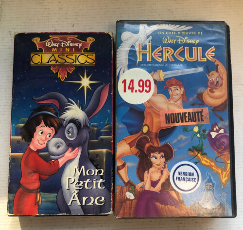 Walt Disney Hercule & Mon Petit Ane French (VHS)