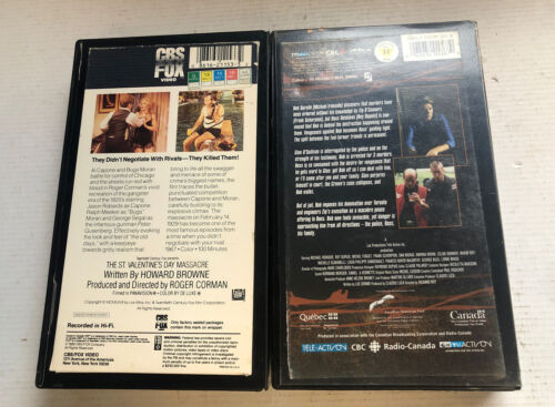 st. valentine's day massacre & The Last Chapter (Gangster Bundle)VHS