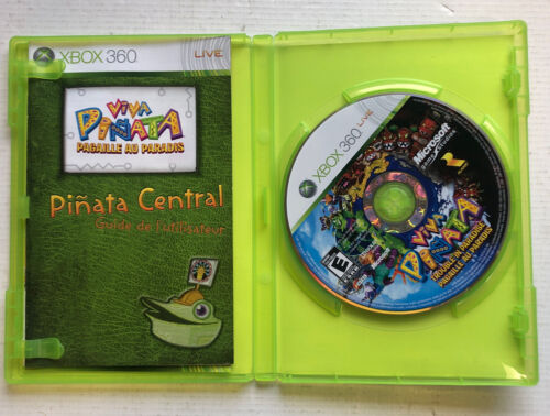 Viva Pinata Trouble In Paradise (XBOX 360, 2008) W/ Manual CIB Tested