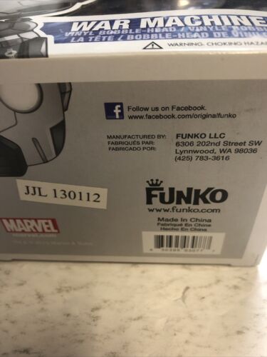 FUNKO POP MARVEL IRON MAN 3 WAR MACHINE