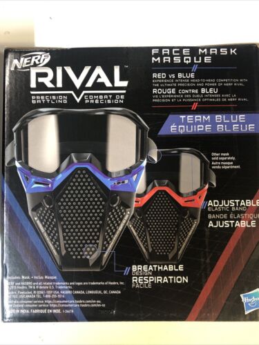 Nerf Rival (2015) Team Blue • Precision Battling • Hasbro • Mask • Combat