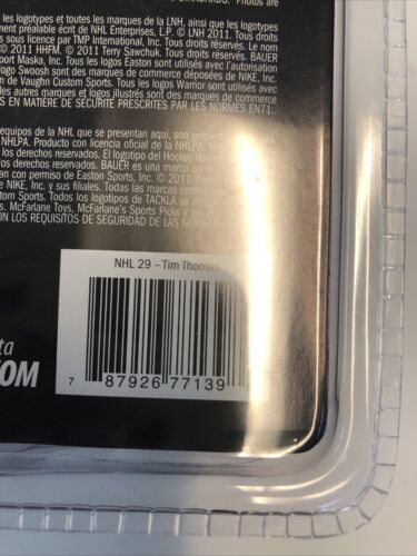 Tim Thomas (2011) • Hockey Hall • Goalie • NHL • NHLPA • McFarlane SP •