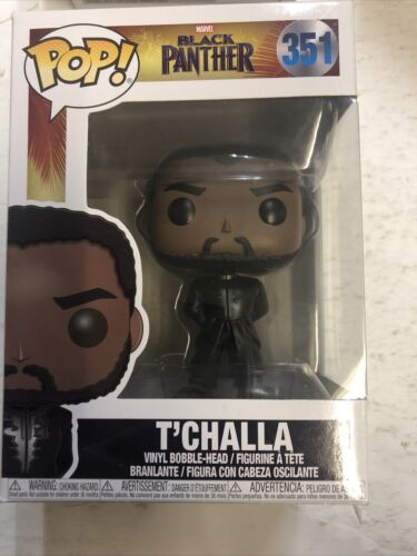 Funko Pop! Black Panther T'Challa With Black Robe Vinyl Figure