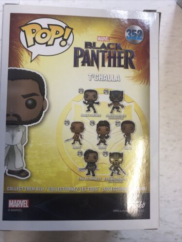 Funko Pop! Black Panther T'Challa With White Robe Vinyl Figure