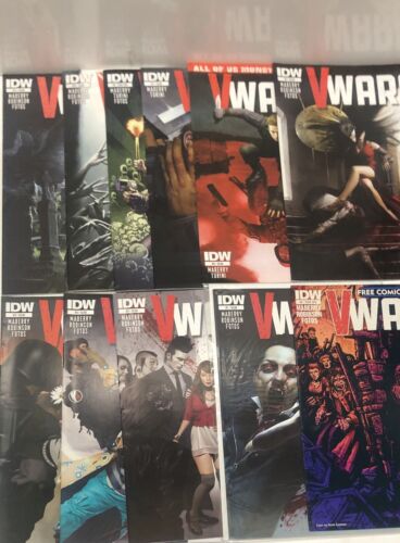 V Wars (2014) Set Issue # 0-11 Missing Issue # 9 • IDW Publishing • Maberry