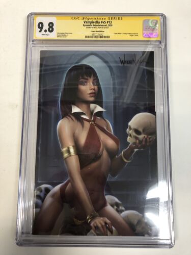 Vampirella # 5 (2021) #13 (CGC SS 9.8) Signed By Will Jack