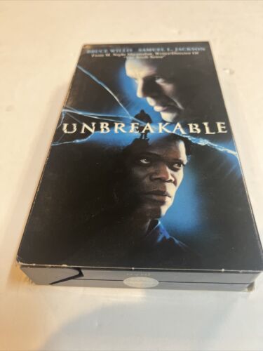 Unbreakable (VHS, 2001) Bruce Willis Samuel L Jackson | Touchstone