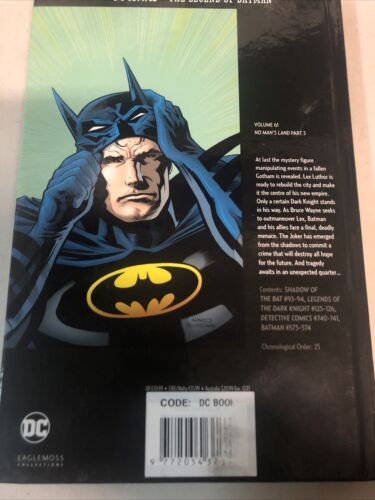 The Legend Of Batman No Man’s Land Part 3 (2020) DC Comic HC Greg Rucka